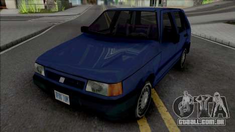 Fiat Uno 1995 Blue para GTA San Andreas