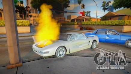 O motor não funciona quando é incendiado. para GTA San Andreas
