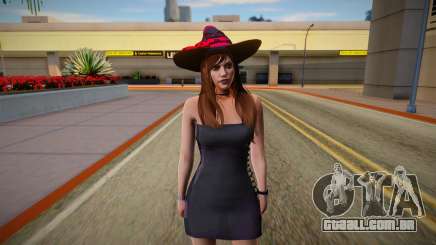 GTA Online Skin Ramdon Female Allian Dress Witch para GTA San Andreas