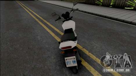 Honda CG 150 [VehFuncs] para GTA San Andreas