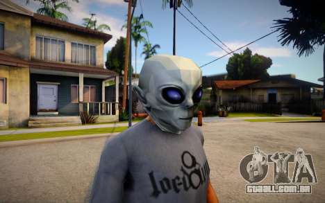 BULLY SE Alien Mask For CJ para GTA San Andreas