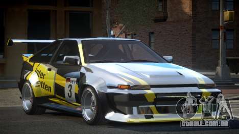 1983 Toyota AE86 GS Racing L7 para GTA 4