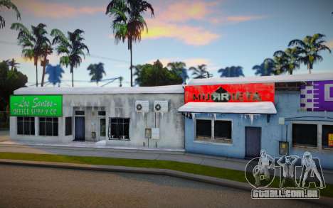 Winter Barber Shop para GTA San Andreas