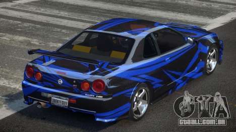 Nissan Skyline R34 Qz7 L10 para GTA 4