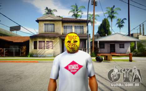 Manhunt Happy Mask For Cj para GTA San Andreas