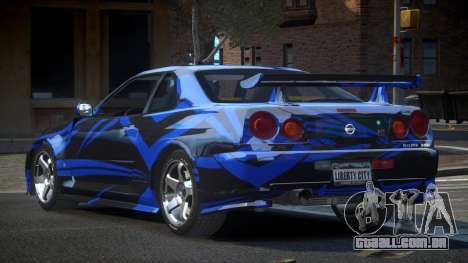 Nissan Skyline R34 Qz7 L10 para GTA 4