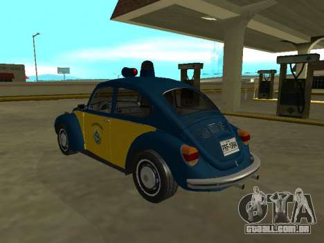 Volkswagen Beetle 94 Polícia Rodoviária Federal para GTA San Andreas