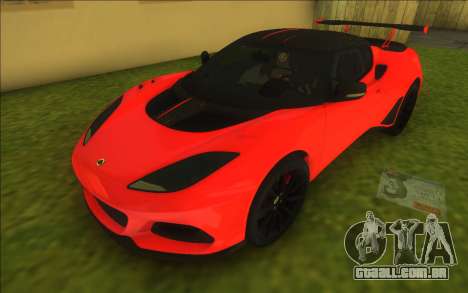 2018 Lotus Evora GT 430 para GTA Vice City