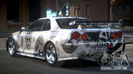 Nissan Skyline R34 Qz7 L8 para GTA 4