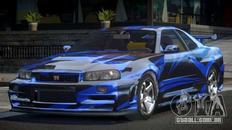 Nissan Skyline R34 Qz7 L10 para GTA 4