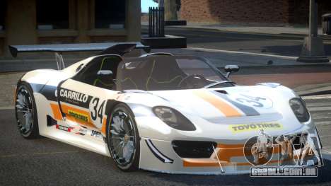 Porsche 918 PSI Racing L3 para GTA 4