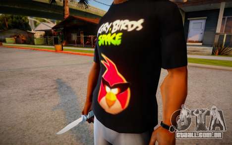 Angry Birds Space T-Shirt para GTA San Andreas