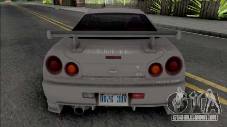 Nissan Skyline GT-R R34 Nismo Z-Tune 2005 para GTA San Andreas