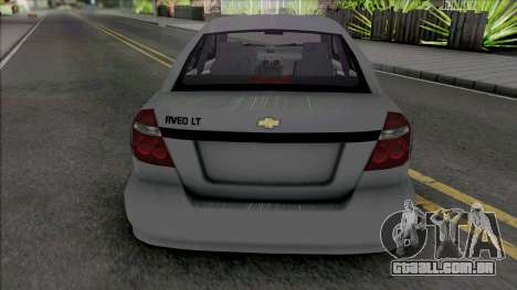 Chevrolet Aveo LTZ 2015 para GTA San Andreas