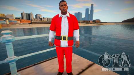 Franklin em um terno de Natal para GTA San Andreas