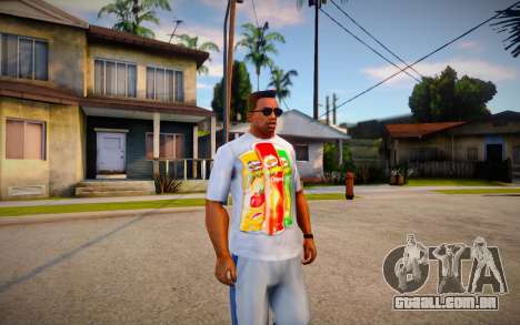 T-shirt Pringles para GTA San Andreas