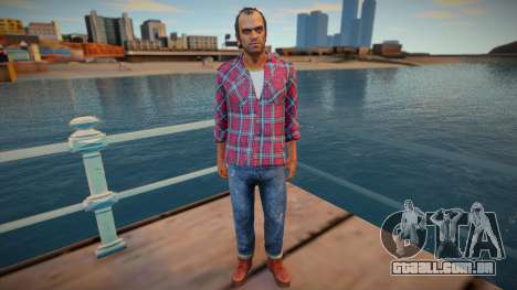 Trevor plaid shirt para GTA San Andreas