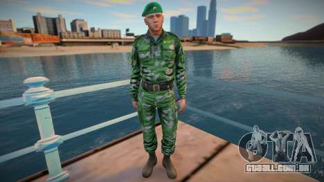 Tenente da Bielorrússia PV para GTA San Andreas