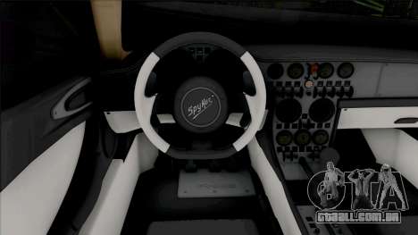 Spyker C8 Preliator 2017 (IVF Lights) para GTA San Andreas