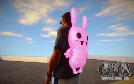 Mochila de coelho rosa para GTA San Andreas
