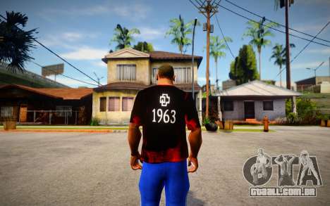 T-shirt Till Lindemann 50 para GTA San Andreas