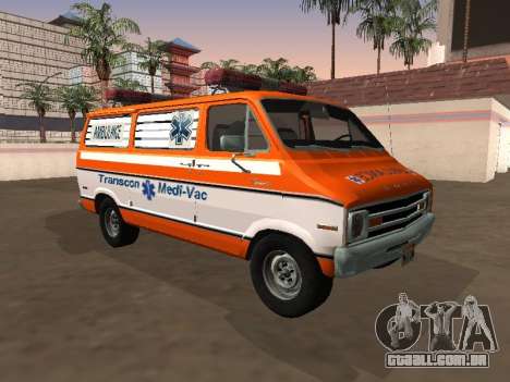 Dodge Tradesman B-200 1976 Ambulance para GTA San Andreas