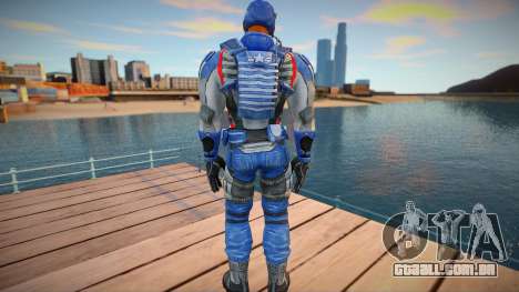 Captain America (Modern Soldier Costume) para GTA San Andreas