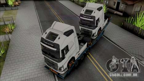 Transporter Cargo Truck Trailer para GTA San Andreas
