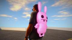 Mochila de coelho rosa para GTA San Andreas