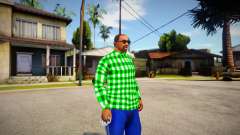 Green shirt para GTA San Andreas