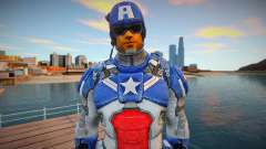 Captain America (Modern Soldier Costume) para GTA San Andreas