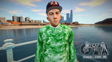 Um cara em estilo camuflado para GTA San Andreas