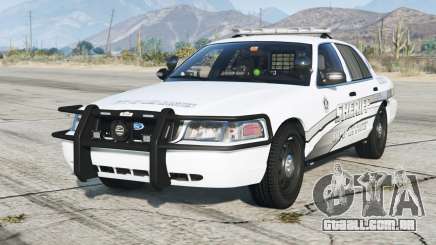 Ford Crown Victoria P71 Police Interceptor 2011〡Sheriff K-9 Unit [ELS]〡red & blue emergency lights para GTA 5