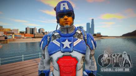Captain America (Modern Soldier Costume) para GTA San Andreas
