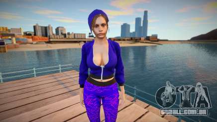 Claire Redfield Diva Fitness para GTA San Andreas