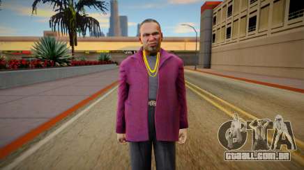 Gangster in a crimson jacket para GTA San Andreas