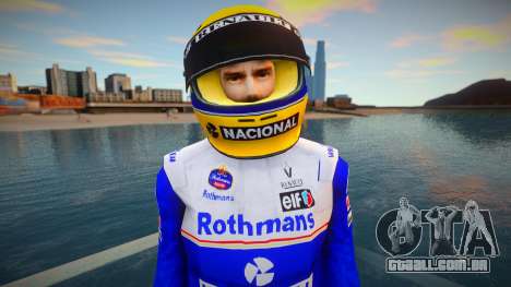 Ayrton Senna da Silva Skin Rothmans Team William para GTA San Andreas