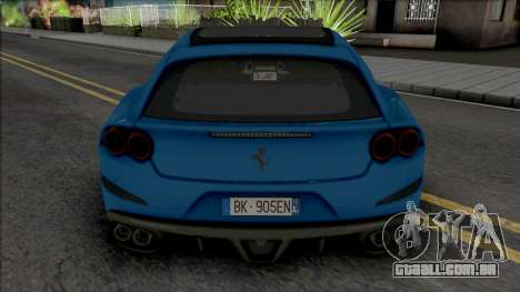 Ferrari GTC4Lusso (Italian Plate) para GTA San Andreas