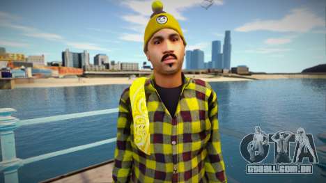 New lsv2 yellow shirt para GTA San Andreas