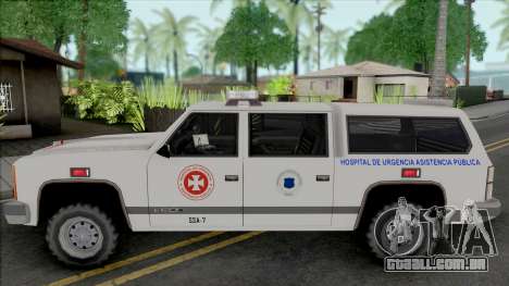 Rancher 90s Chilean Ambulance para GTA San Andreas