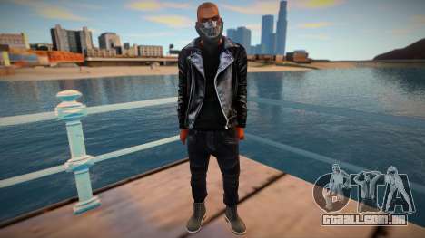 Biker Malcolm (with bandana) para GTA San Andreas