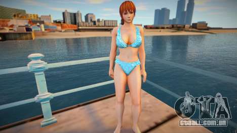 Kasumi turquoise bikini para GTA San Andreas