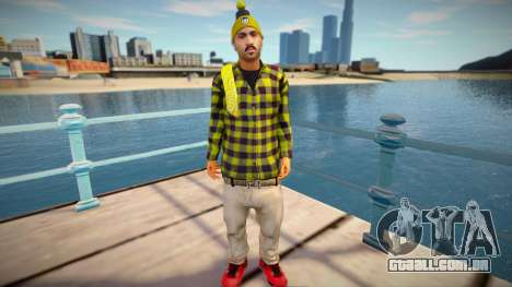 New lsv2 yellow shirt para GTA San Andreas