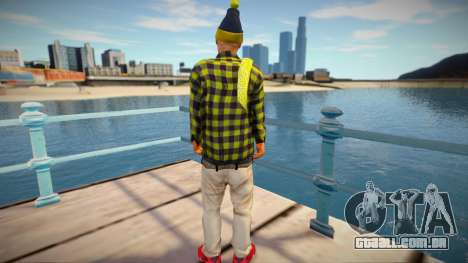 New lsv2 yellow shirt para GTA San Andreas