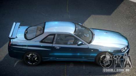 Nissan Skyline PSI R34 US S10 para GTA 4