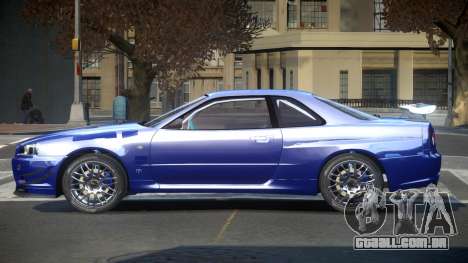 Nissan Skyline R34 GST V1.1 para GTA 4