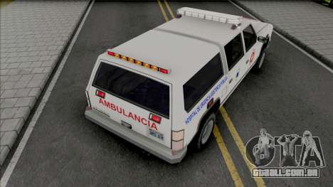 Rancher 90s Chilean Ambulance para GTA San Andreas
