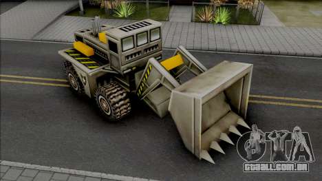 C&C Generals Construction Dozer para GTA San Andreas