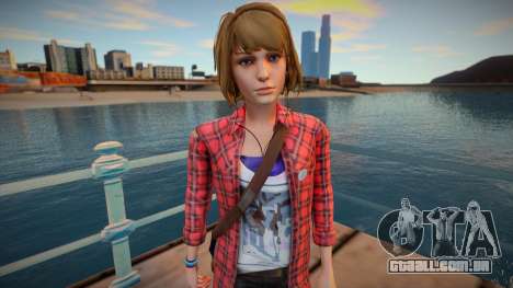 Max Caulfield em traje de Rachel Amber para GTA San Andreas