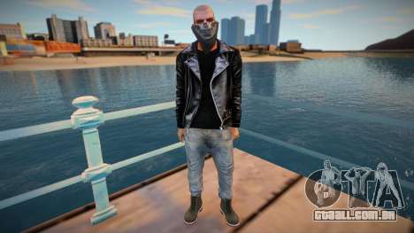 Biker Johnny (with bandana) para GTA San Andreas